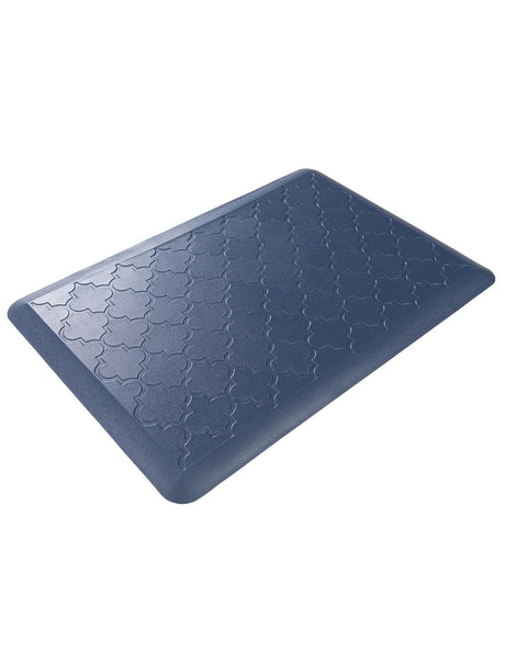 Anti-Fatigue Navy Blue 2' x 3' Comfort Standing Mat  for Kitchen, Bath, Laundry Room, Office Colorful PVC Durable Non-Slip Water Resistant Spill Proof Rug Thick Rubber for Sale at Rug Engine