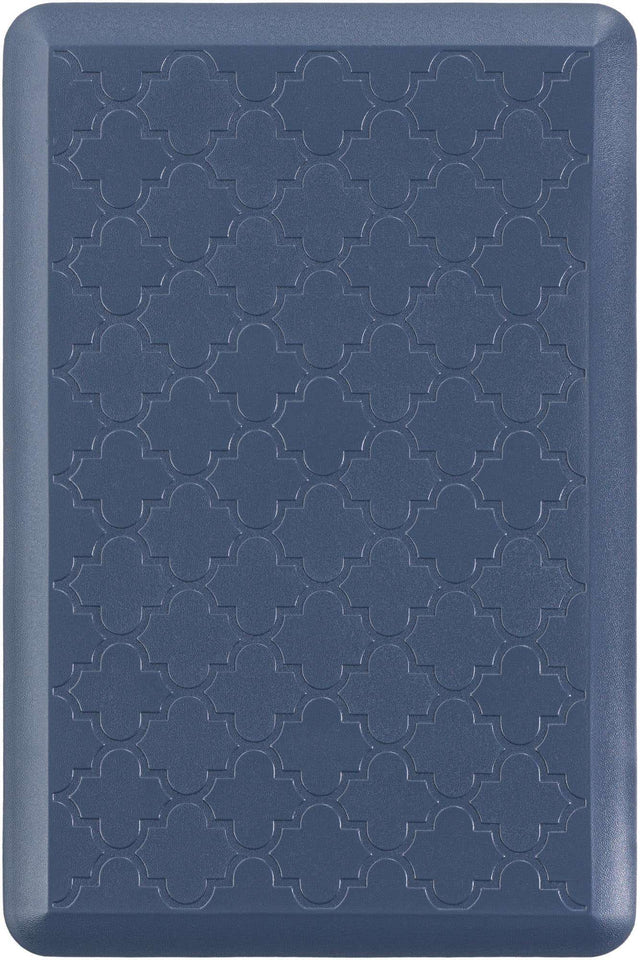 Anti-Fatigue Navy Blue 2' x 3' Comfort Standing Mat  for Kitchen, Bath, Laundry Room, Office Colorful PVC Durable Non-Slip Water Resistant Spill Proof Rug Thick Rubber for Sale at Rug Engine