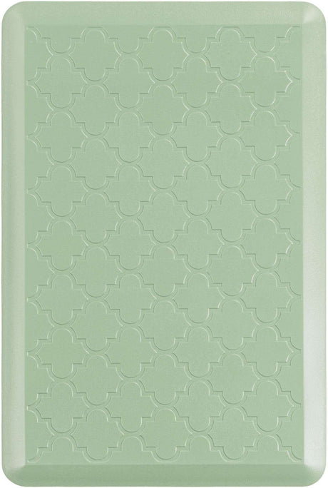 Anti-Fatigue Green 2' x 3' Comfort Standing Mat  for Kitchen, Bath, Laundry Room, Office Colorful PVC Durable Non-Slip Water Resistant Spill Proof Rug Thick Rubber for Sale at Rug Engine