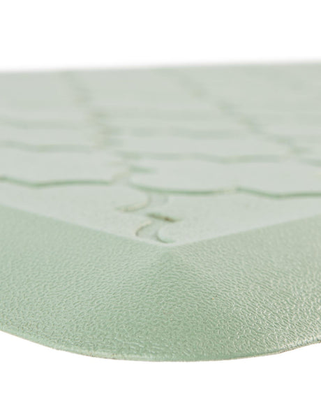 Anti-Fatigue Green 2' x 5' Comfort Standing Mat  for Kitchen, Bath, Laundry Room, Office Colorful PVC Durable Non-Slip Water Resistant Spill Proof Rug Thick Rubber for Sale at Rug Engine