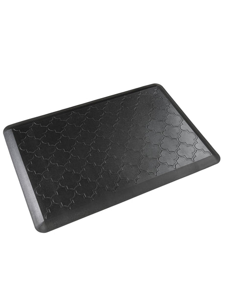 Anti-Fatigue Black 2' x 3' Comfort Standing Mat  for Kitchen, Bath, Laundry Room, Office Colorful PVC Durable Non-Slip Water Resistant Spill Proof Rug Thick Rubber for Sale at Rug Engine