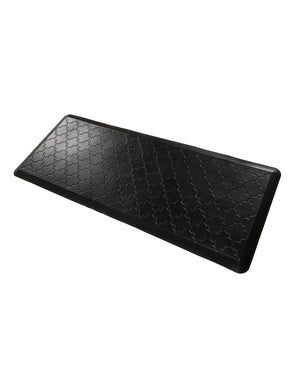 Black 2' x 5' Comfort Mat Rectangle Rug