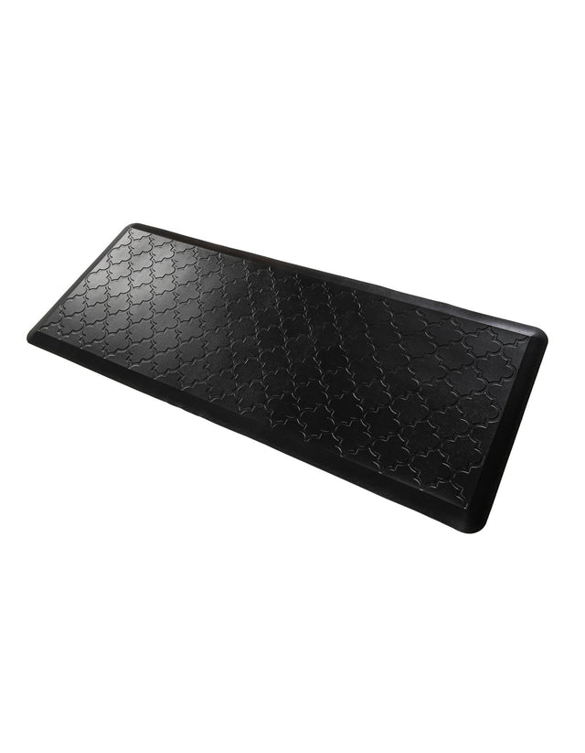 Black 2' x 5' Comfort Mat Rectangle Rug