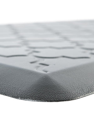 Black 2' x 5' Comfort Mat Rectangle Rug
