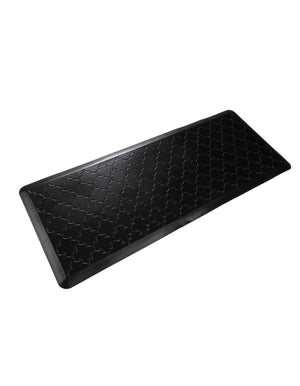 Black 2' x 5' Comfort Mat Rectangle Rug