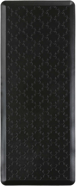 Black 2' x 5' Comfort Mat Rectangle Rug