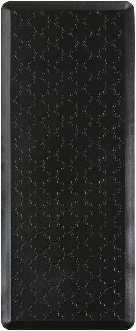 Black 2' x 5' Comfort Mat Rectangle Rug
