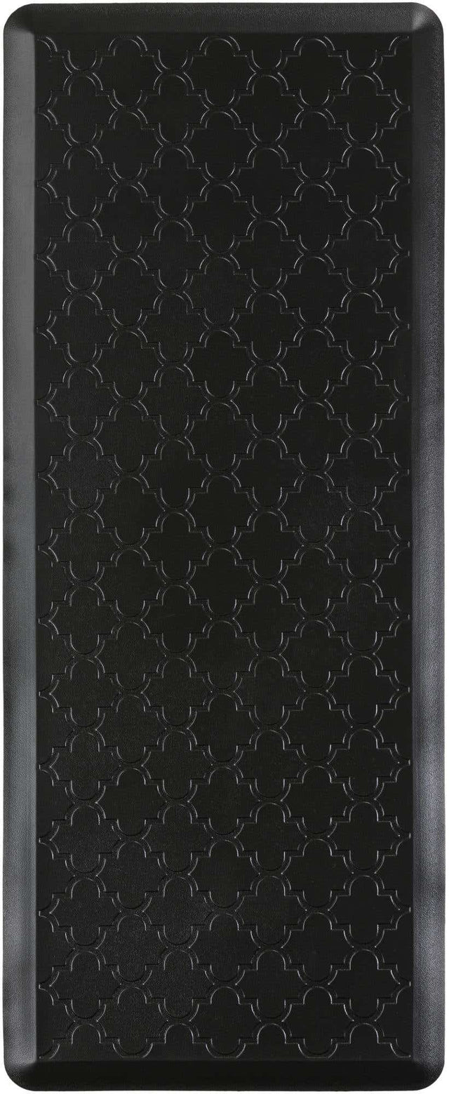 Black 2' x 5' Comfort Mat Rectangle Rug