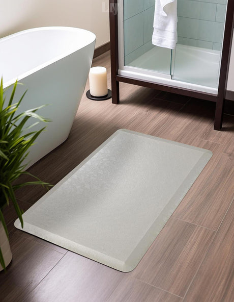 Gray 2' x 3' Comfort Mat Rectangle Rug