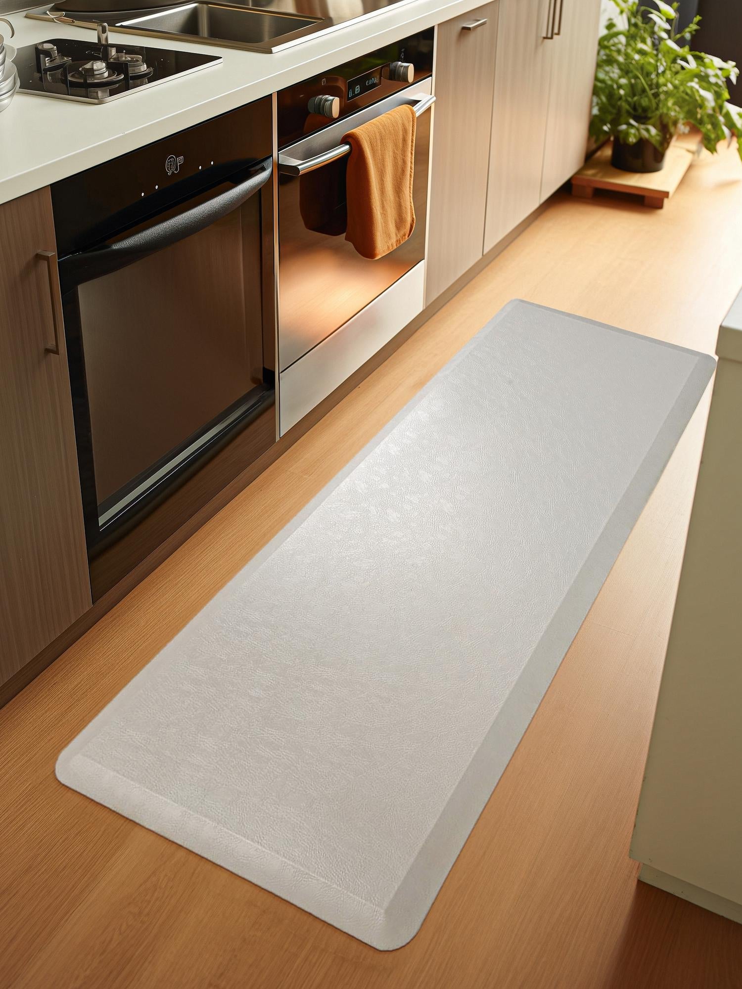 Anti-Fatigue Gray 2' x 3' Comfort Standing Mat  for Kitchen, Bath, Laundry Room, Office Colorful PVC Durable Non-Slip Water Resistant Spill Proof Rug Thick Rubber for Sale at Rug Engine