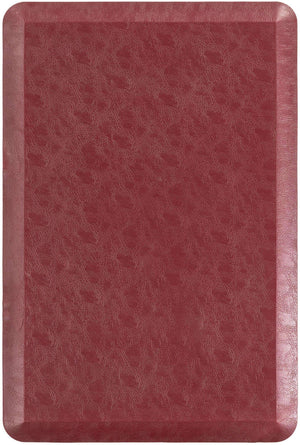 Anti-Fatigue Burgundy Red 2' x 3' Comfort Standing Mat  for Kitchen, Bath, Laundry Room, Office Colorful PVC Durable Non-Slip Water Resistant Spill Proof Rug Thick Rubber for Sale at Rug Engine
