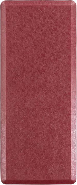 Anti-Fatigue Burgundy Red 2' x 5' Comfort Standing Mat  for Kitchen, Bath, Laundry Room, Office Colorful PVC Durable Non-Slip Water Resistant Spill Proof Rug Thick Rubber for Sale at Rug Engine