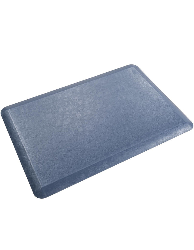 Anti-Fatigue Navy Blue 2' x 3' Comfort Standing Mat  for Kitchen, Bath, Laundry Room, Office Colorful PVC Durable Non-Slip Water Resistant Spill Proof Rug Thick Rubber for Sale at Rug Engine