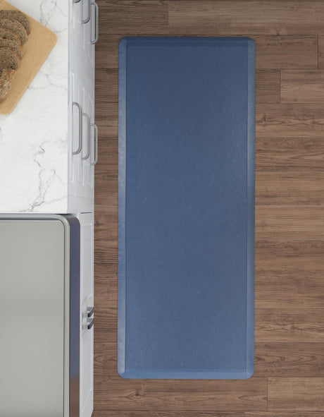 Anti-Fatigue Navy Blue 2' x 3' Comfort Standing Mat  for Kitchen, Bath, Laundry Room, Office Colorful PVC Durable Non-Slip Water Resistant Spill Proof Rug Thick Rubber for Sale at Rug Engine