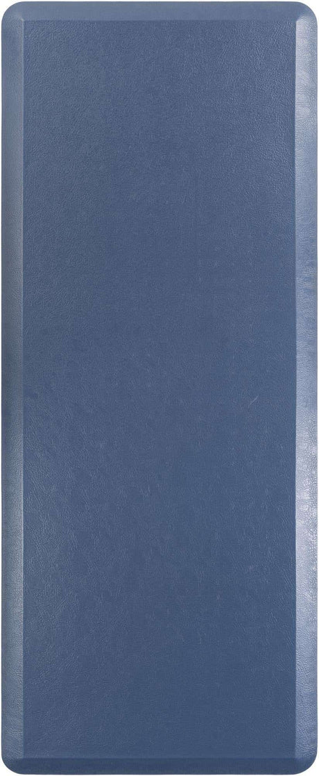 Anti-Fatigue Navy Blue 2' x 5' Comfort Standing Mat  for Kitchen, Bath, Laundry Room, Office Colorful PVC Durable Non-Slip Water Resistant Spill Proof Rug Thick Rubber for Sale at Rug Engine