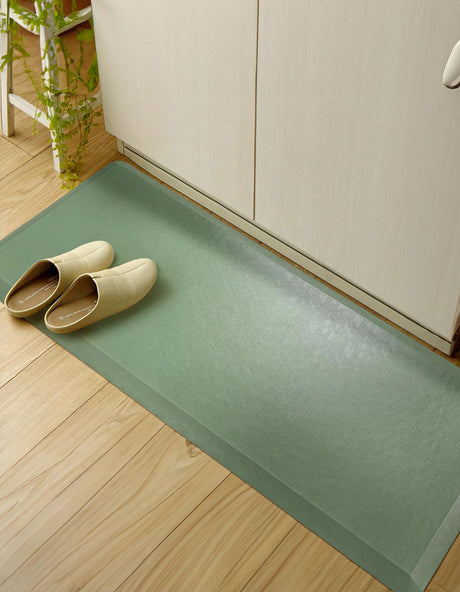 Anti-Fatigue Green 2' x 5' Comfort Standing Mat  for Kitchen, Bath, Laundry Room, Office Colorful PVC Durable Non-Slip Water Resistant Spill Proof Rug Thick Rubber for Sale at Rug Engine