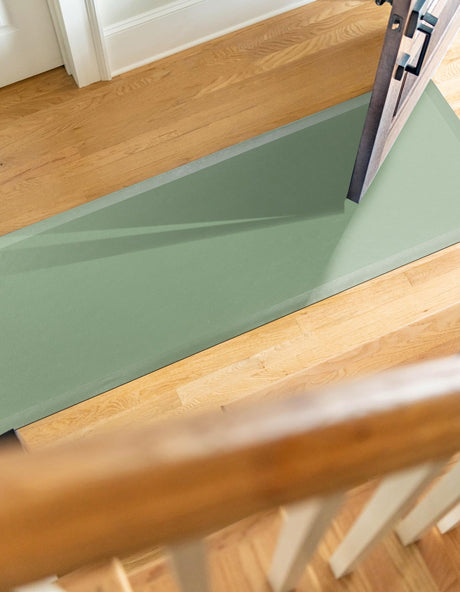 Anti-Fatigue Green 2' x 5' Comfort Standing Mat  for Kitchen, Bath, Laundry Room, Office Colorful PVC Durable Non-Slip Water Resistant Spill Proof Rug Thick Rubber for Sale at Rug Engine