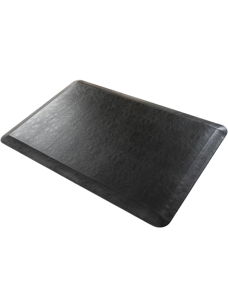 Anti-Fatigue Black 2' x 3' Comfort Standing Mat  for Kitchen, Bath, Laundry Room, Office Colorful PVC Durable Non-Slip Water Resistant Spill Proof Rug Thick Rubber for Sale at Rug Engine