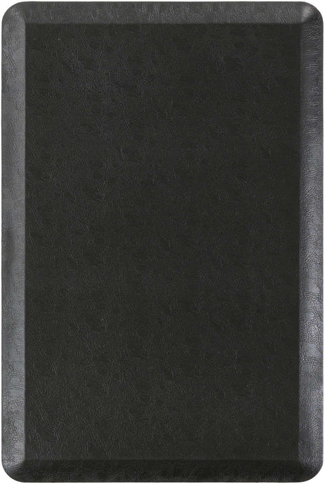 Anti-Fatigue Black 2' x 3' Comfort Standing Mat  for Kitchen, Bath, Laundry Room, Office Colorful PVC Durable Non-Slip Water Resistant Spill Proof Rug Thick Rubber for Sale at Rug Engine