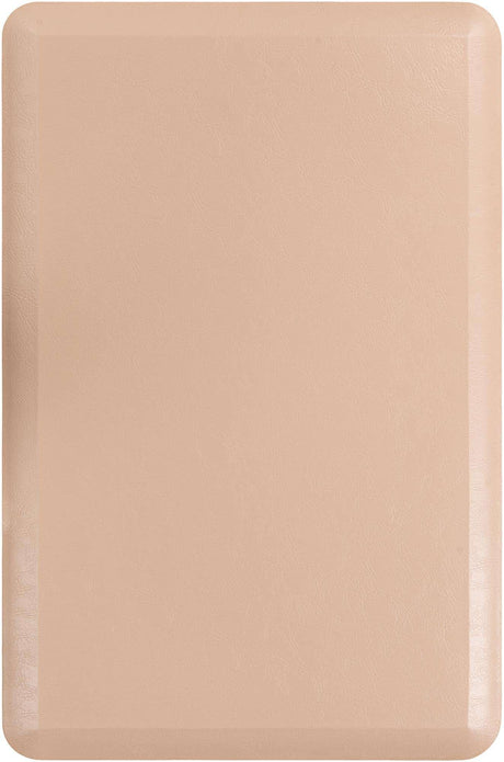 Anti-Fatigue Beige 2' x 3' Comfort Standing Mat  for Kitchen, Bath, Laundry Room, Office Colorful PVC Durable Non-Slip Water Resistant Spill Proof Rug Thick Rubber for Sale at Rug Engine