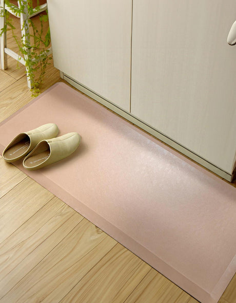 Anti-Fatigue Beige 2' x 5' Comfort Standing Mat  for Kitchen, Bath, Laundry Room, Office Colorful PVC Durable Non-Slip Water Resistant Spill Proof Rug Thick Rubber for Sale at Rug Engine