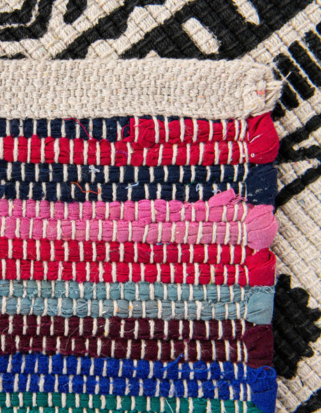 Multicolor 9' x 12' Chindi Cotton Rectangle Area Rug Interior Design Home Decor Carpet Mat for Sale at Rug Engine