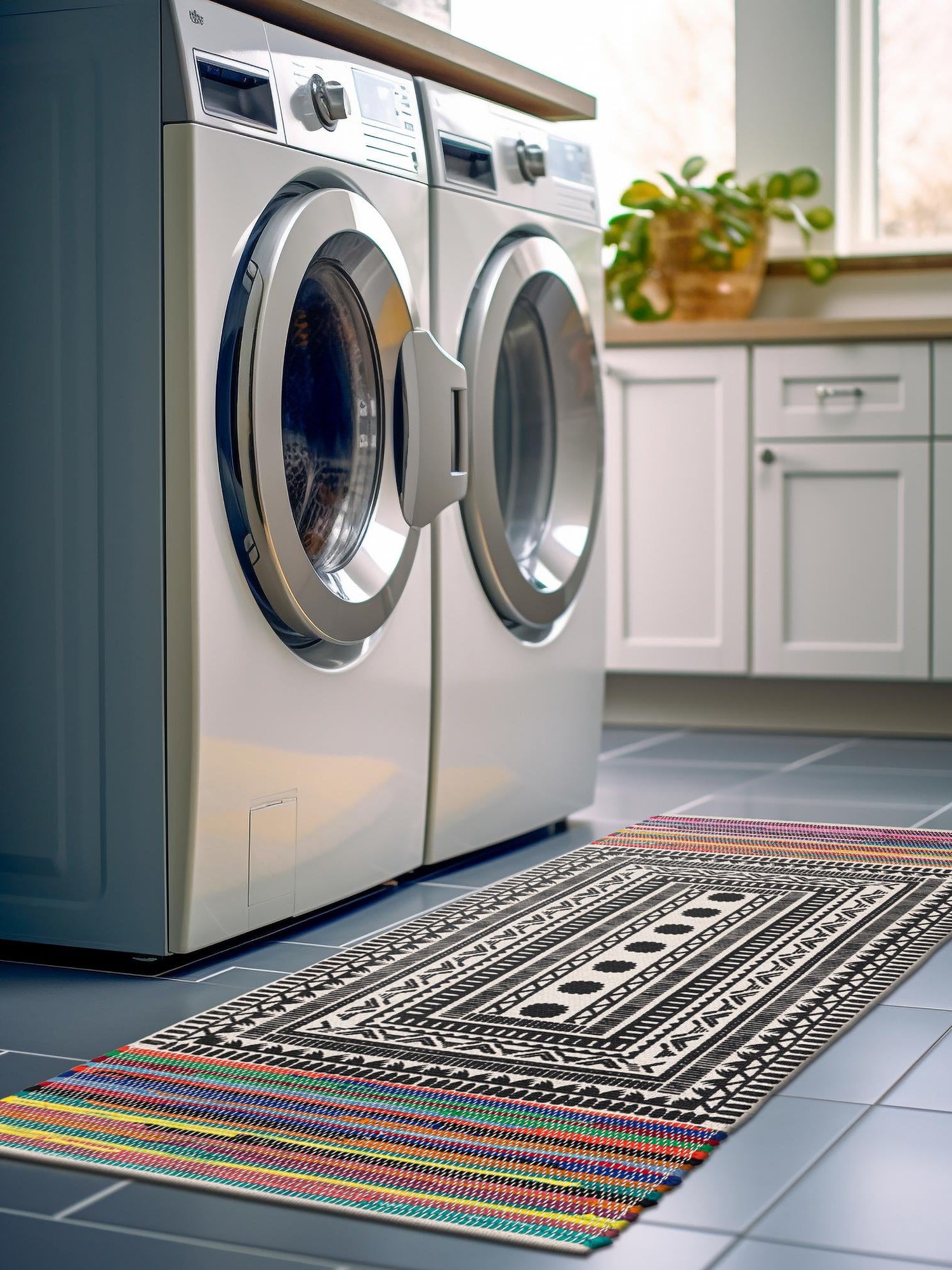 Multicolor 2' x 6' 1 Chindi Cotton Runner Area Rug Interior Design Home Decor Carpet Mat for Sale at Rug Engine