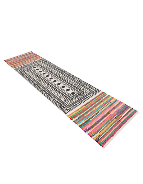 Multicolor 2' x 8' Chindi Cotton Runner Area Rug Interior Design Home Decor Carpet Mat for Sale at Rug Engine