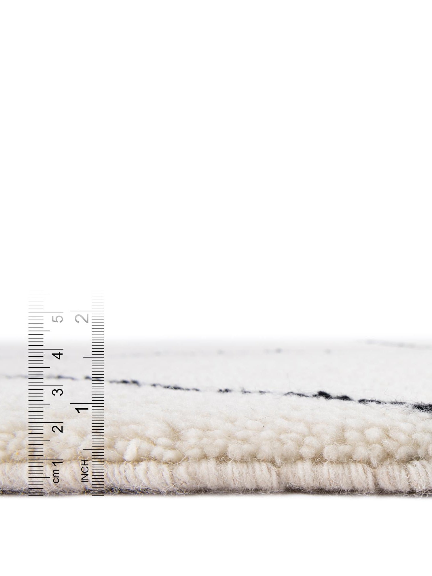 Ivory and Black 9' x 12' Safiya Moroccan Wool Rectangle Area Rug Hand Knotted High Quality New Zealand Wool Luxury Carpet for Interior Design for Sale at Rug Engine