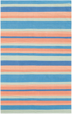 Multicolor 5' 1 x 8' Flatweave Cotton Dhurrie Rectangle Area Rug 100% Chenille All Natural Carpet for Living Rooms, Dining Rooms, Entryway, Foyer for Sale at Rug Engine