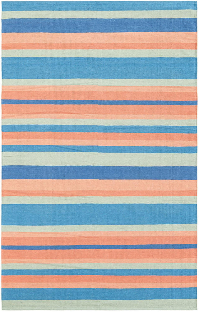 Multicolor 5' 1 x 8' Flatweave Cotton Dhurrie Rectangle Area Rug 100% Chenille All Natural Carpet for Living Rooms, Dining Rooms, Entryway, Foyer for Sale at Rug Engine