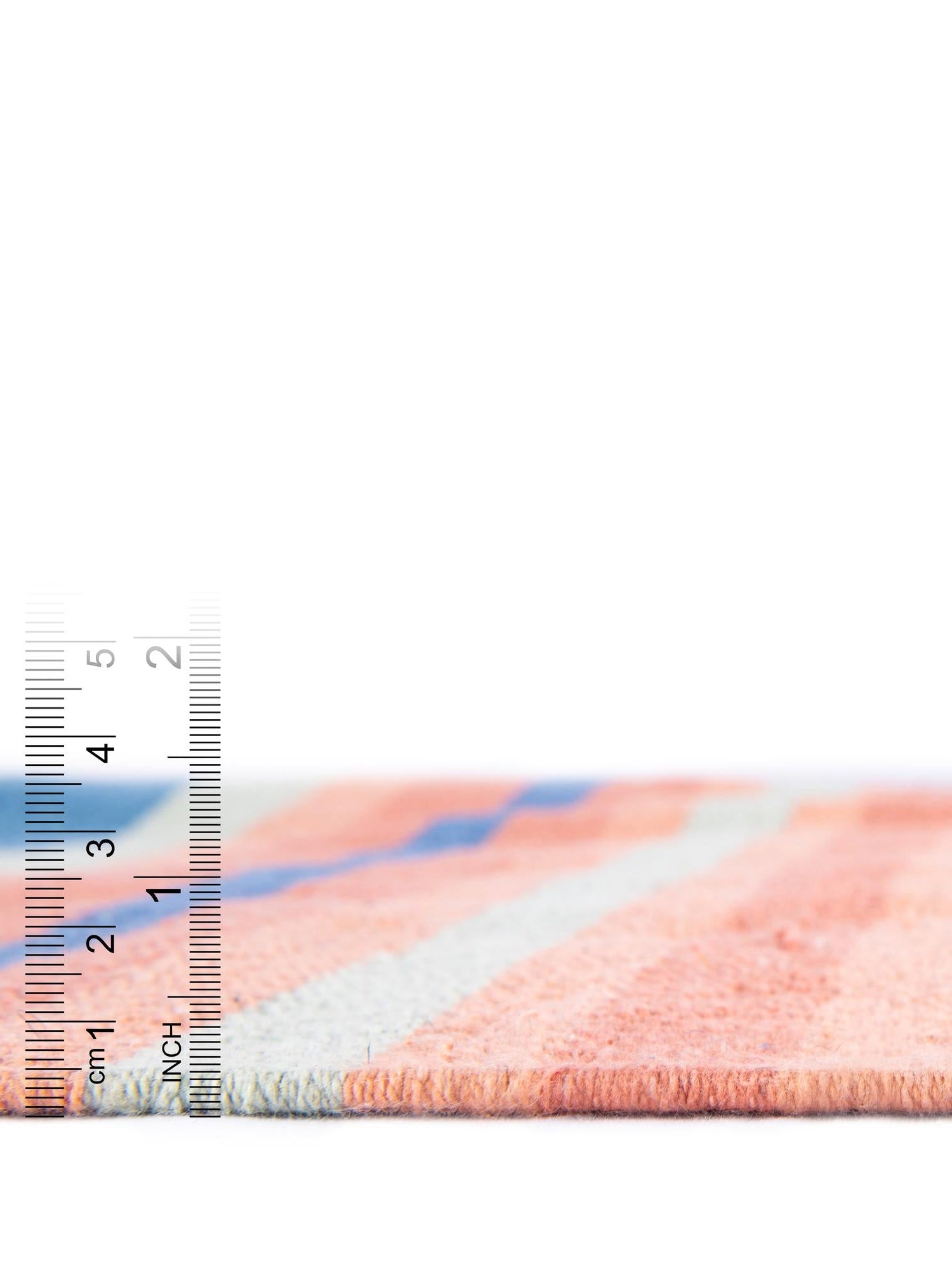 Multicolor 2' x 5' 1 Flatweave Cotton Dhurrie Runner Area Rug 100% Chenille All Natural Carpet for Living Rooms, Dining Rooms, Entryway, Foyer for Sale at Rug Engine