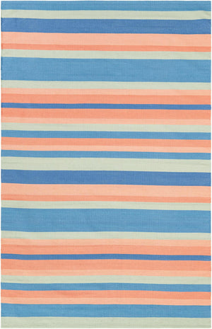 Multicolor 6' 1 x 9' Flatweave Cotton Dhurrie Rectangle Area Rug 100% Chenille All Natural Carpet for Living Rooms, Dining Rooms, Entryway, Foyer for Sale at Rug Engine