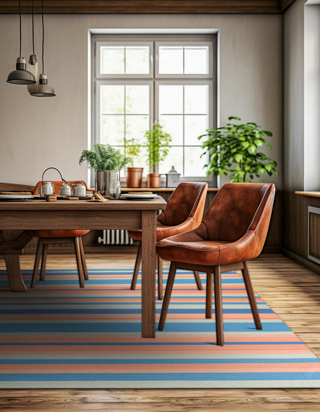 Multicolor 10' x 10' Flatweave Cotton Dhurrie Square Area Rug 100% Chenille All Natural Carpet for Living Rooms, Dining Rooms, Entryway, Foyer for Sale at Rug Engine