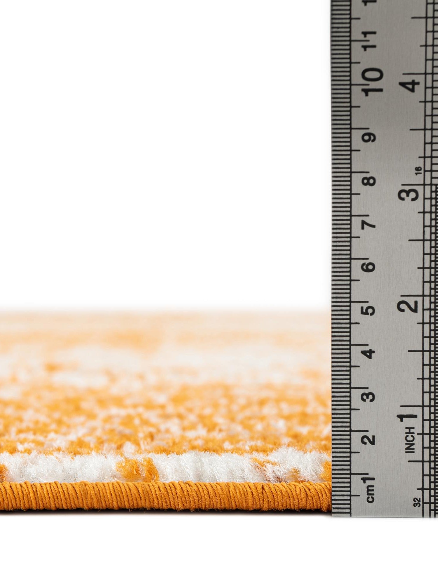 Orange 4' 1 x 6' 1 Bromley Rectangle Area Rug 100% Polypropylene With Cotton Backing Vintage Distressed Colorful Traditional Carpet for Living Dining Rooms Offices for Sale at Rug Engine