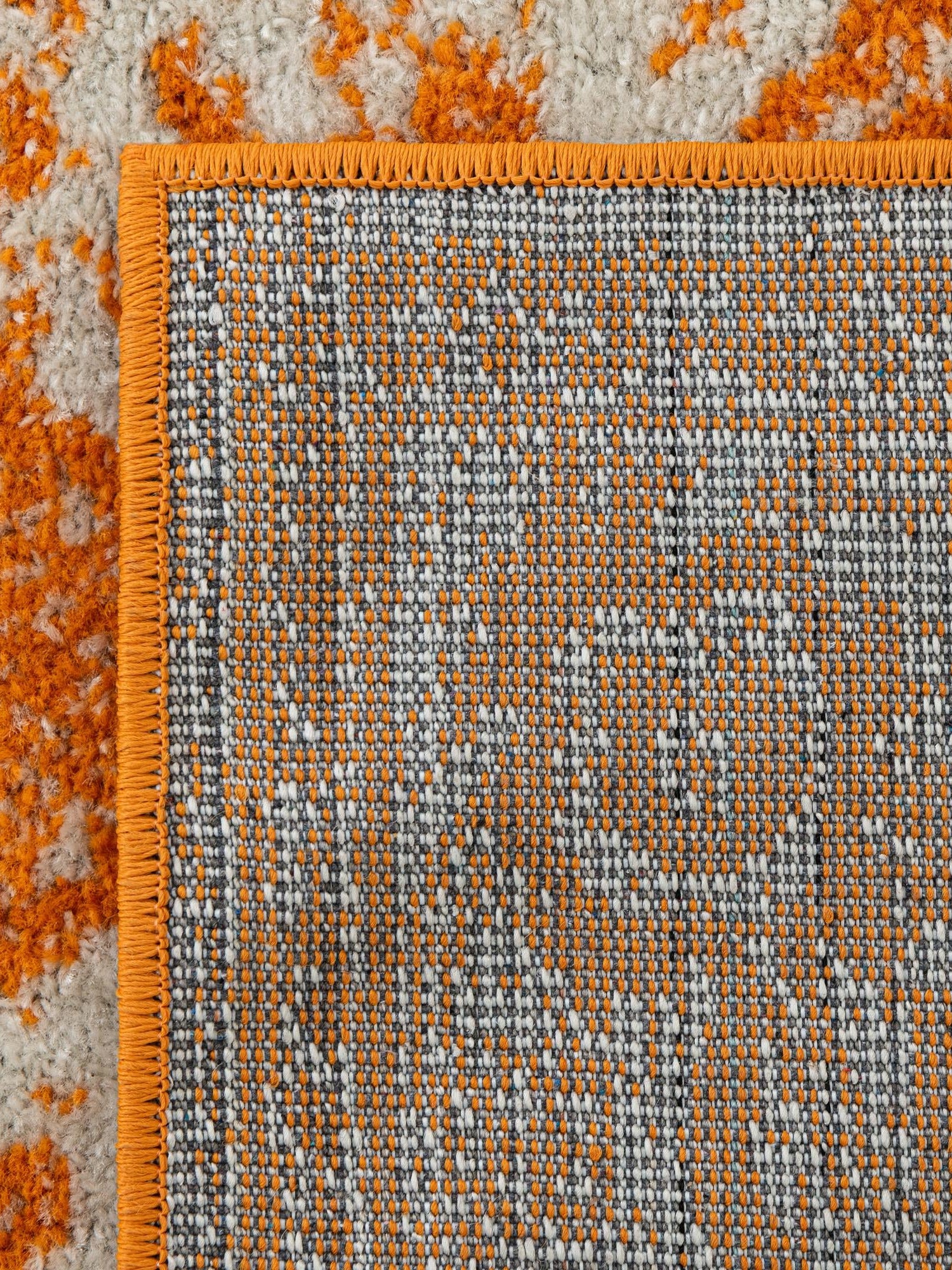 Orange 3' 1 x 5' 3 Bromley Rectangle Area Rug 100% Polypropylene With Cotton Backing Vintage Distressed Colorful Traditional Carpet for Living Dining Rooms Offices for Sale at Rug Engine