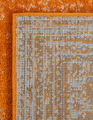 Orange 10' x 14' 1 Bromley Rectangle Area Rug 100% Polypropylene With Cotton Backing Vintage Distressed Colorful Traditional Carpet for Living Dining Rooms Offices for Sale at Rug Engine