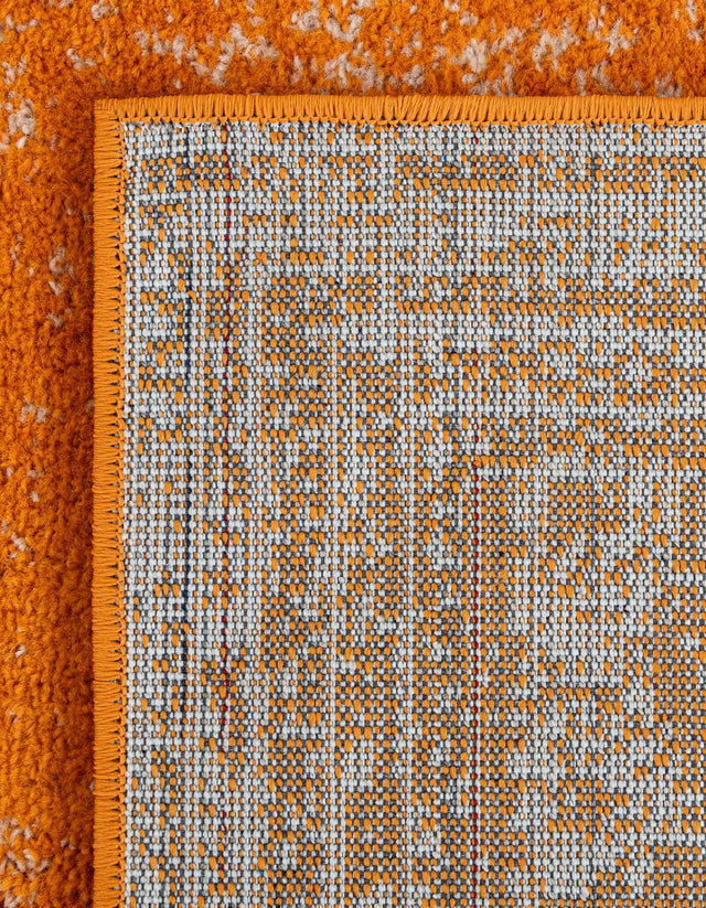 Orange 10' x 14' 1 Bromley Rectangle Area Rug 100% Polypropylene With Cotton Backing Vintage Distressed Colorful Traditional Carpet for Living Dining Rooms Offices for Sale at Rug Engine