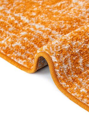 Orange 10' x 14' 1 Bromley Rectangle Area Rug 100% Polypropylene With Cotton Backing Vintage Distressed Colorful Traditional Carpet for Living Dining Rooms Offices for Sale at Rug Engine
