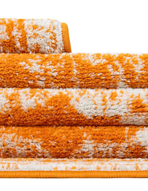 Orange 10' x 14' 1 Bromley Rectangle Area Rug 100% Polypropylene With Cotton Backing Vintage Distressed Colorful Traditional Carpet for Living Dining Rooms Offices for Sale at Rug Engine