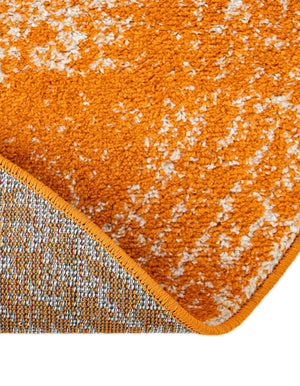 Orange 5' 3 x 8' Bromley Oval Area Rug 100% Polypropylene With Cotton Backing Vintage Distressed Colorful Traditional Carpet for Living Dining Rooms Offices for Sale at Rug Engine