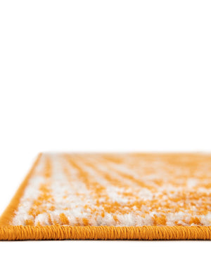 Orange 2' 7 x 12' Bromley Runner Area Rug 100% Polypropylene With Cotton Backing Vintage Distressed Colorful Traditional Carpet for Living Dining Rooms Offices for Sale at Rug Engine