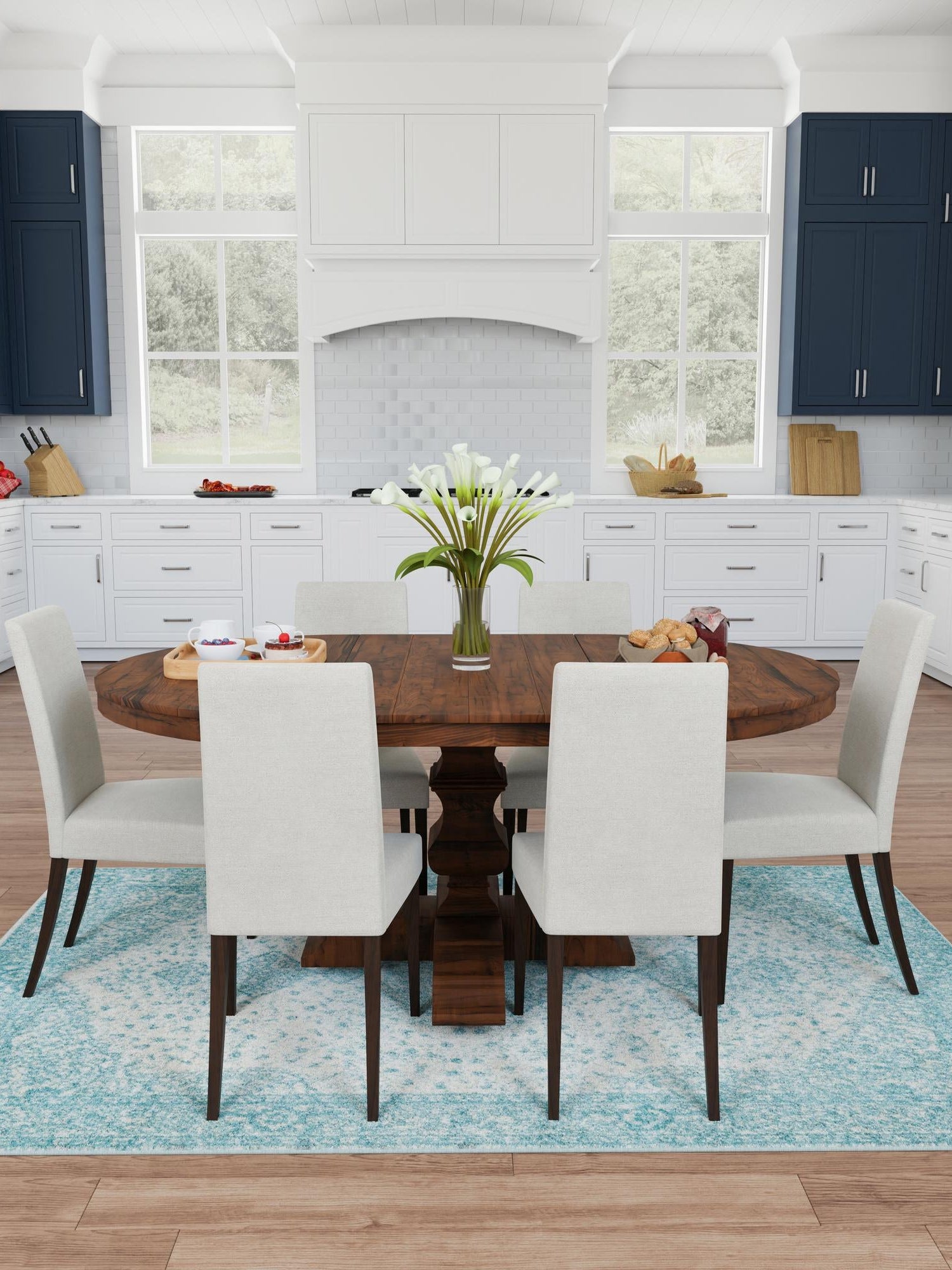 Aqua 10' x 14' 1 Bromley Rectangle Area Rug 100% Polypropylene With Cotton Backing Vintage Distressed Colorful Traditional Carpet for Living Dining Rooms Offices for Sale at Rug Engine