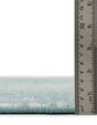 Aqua 4' 1 x 6' 1 Bromley Rectangle Area Rug 100% Polypropylene With Cotton Backing Vintage Distressed Colorful Traditional Carpet for Living Dining Rooms Offices for Sale at Rug Engine
