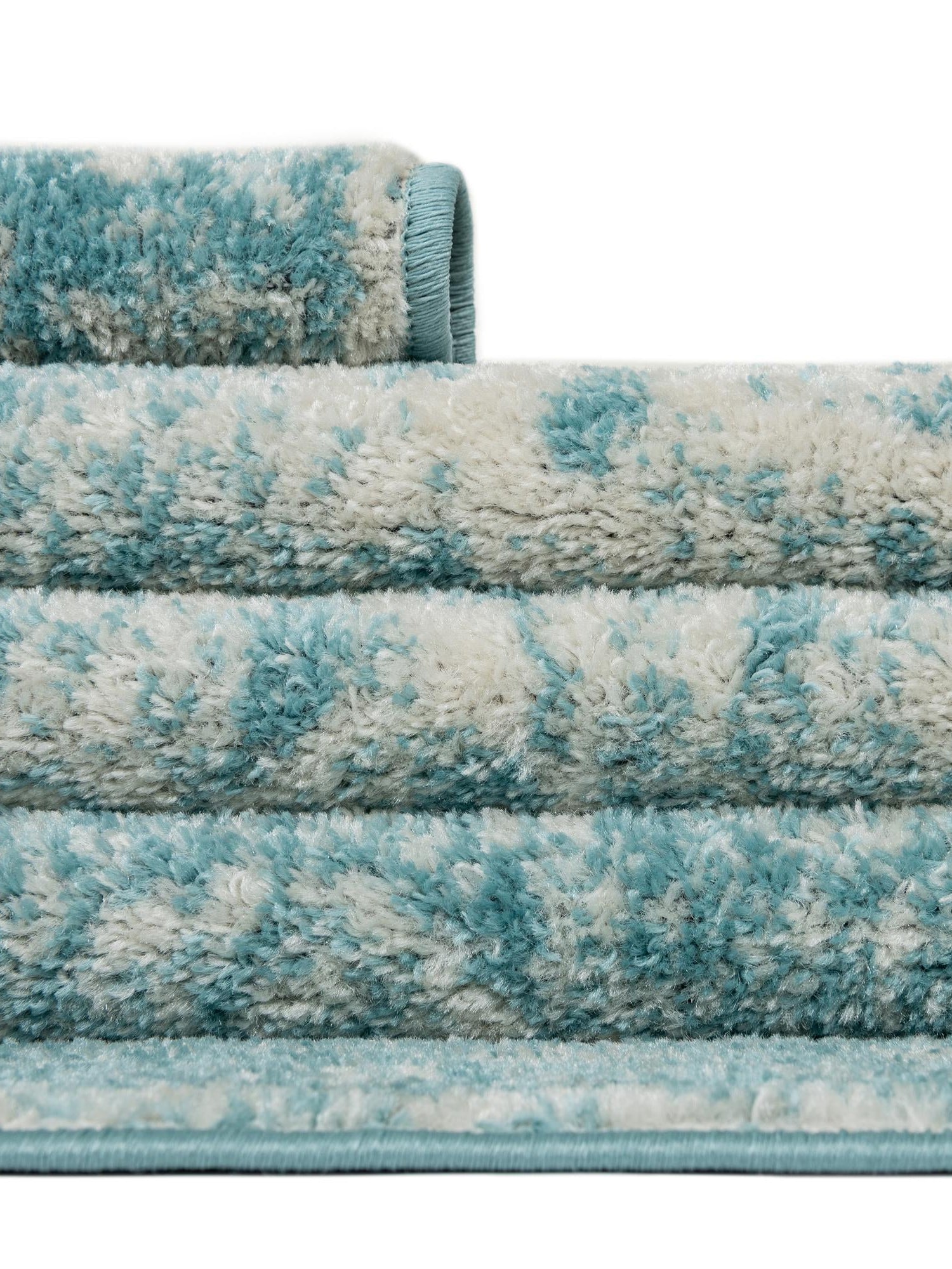 Aqua 10' x 14' 1 Bromley Rectangle Area Rug 100% Polypropylene With Cotton Backing Vintage Distressed Colorful Traditional Carpet for Living Dining Rooms Offices for Sale at Rug Engine