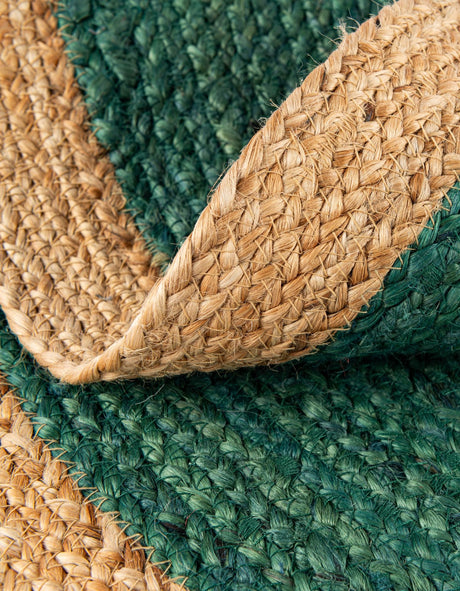 Seasonal Festive Green 2' 2 x 2' 2 Christmas Tree Skirt Round Area Rug 100% Jute All Natural Eco-Friendly Holiday Carpet Mat for Under Christmas Trees for Sale at Rug Engine