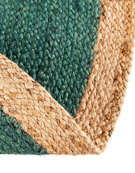 Seasonal Festive Green 4' 1 x 4' 1 Christmas Tree Skirt Round Area Rug 100% Jute All Natural Eco-Friendly Holiday Carpet Mat for Under Christmas Trees for Sale at Rug Engine