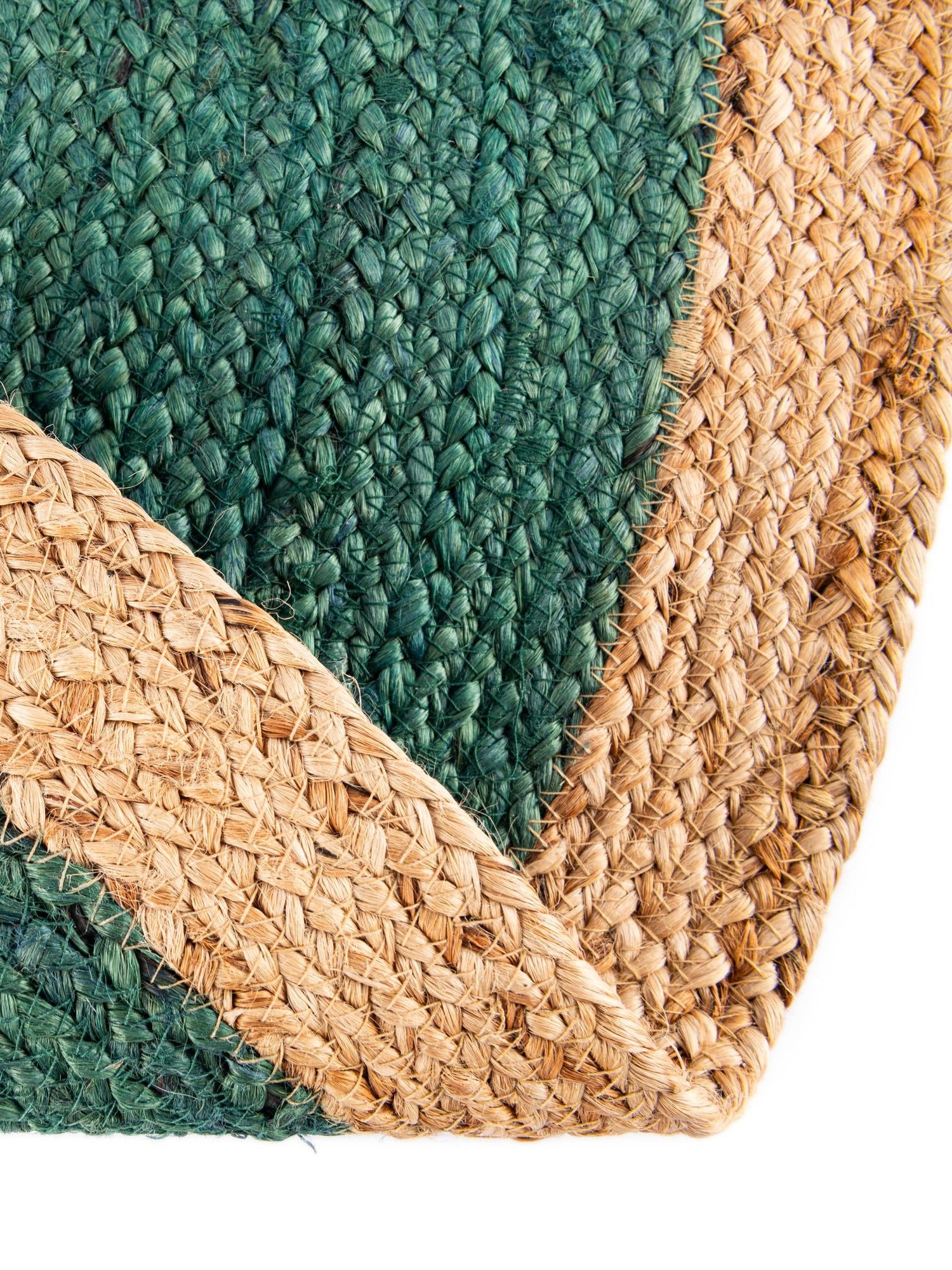 Seasonal Festive Green 7' 1 x 7' 1 Christmas Tree Skirt Round Area Rug 100% Jute All Natural Eco-Friendly Holiday Carpet Mat for Under Christmas Trees for Sale at Rug Engine