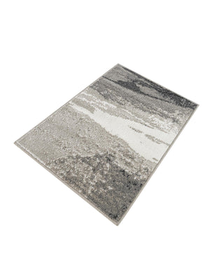 Black 2' x 3' 1 Norge Rectangle Area Rug 100% Polypropylene Easy Clean Non Shed Stain Resistant Modern Carpet for Home Interior Design for Sale at Rug Engine