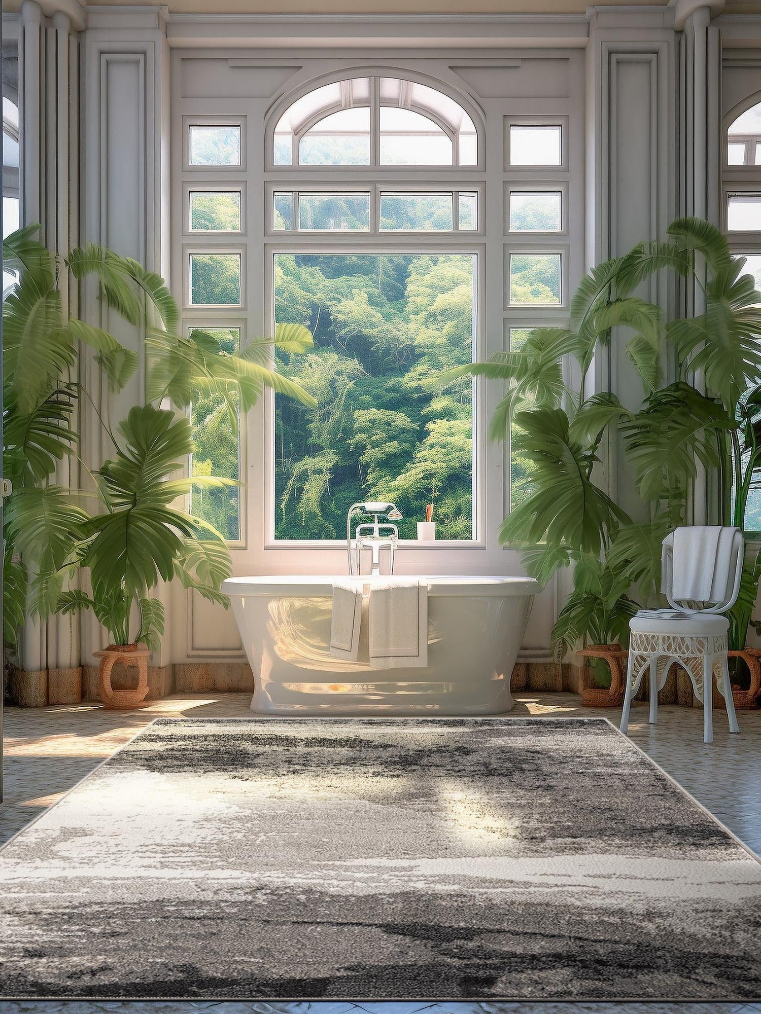 Black 2' x 3' 1 Norge Rectangle Area Rug 100% Polypropylene Easy Clean Non Shed Stain Resistant Modern Carpet for Home Interior Design for Sale at Rug Engine